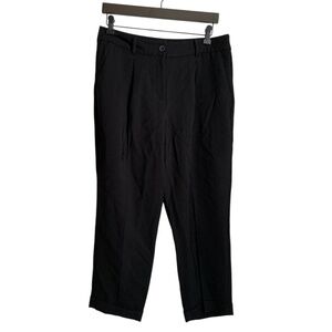 Loft Outlet Womens Black Pants Size 8 Petite Tapered Leg Petites